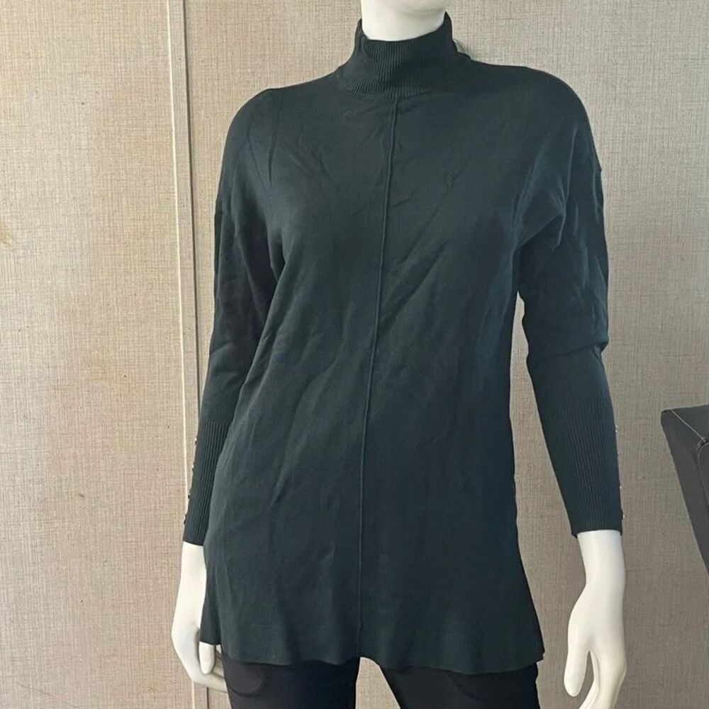 NWT Anne Klein Size Small Dark Green Sweater